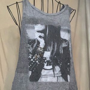 Gray tank top
